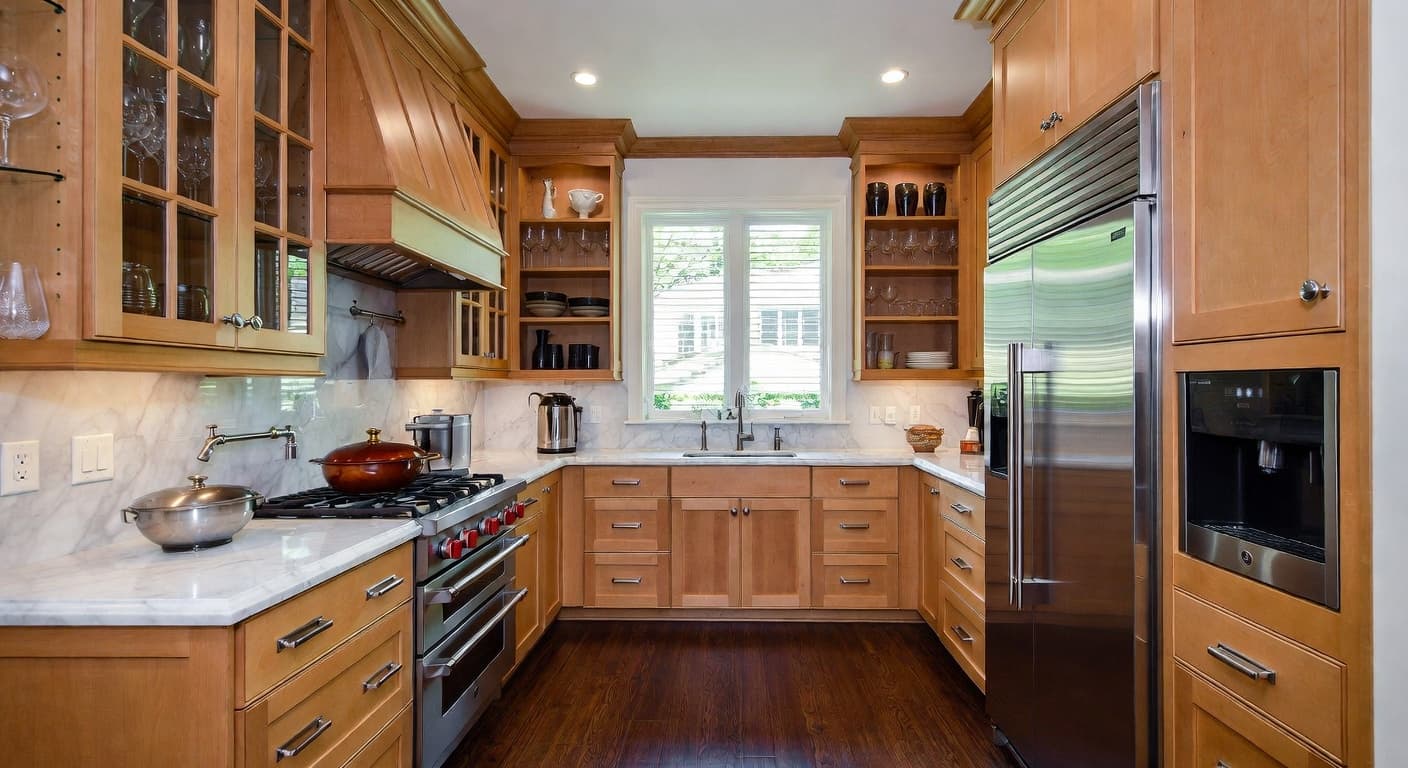 Traditional pantry interior design - featuring traditional style furniture, decor, colors, and layout ideas for your pantry