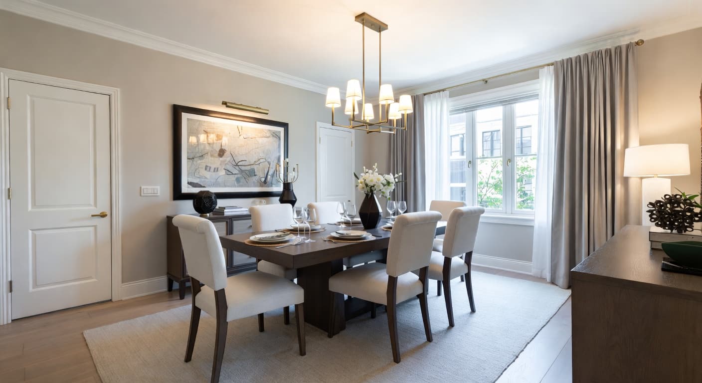 Transitional Dining Room design preview