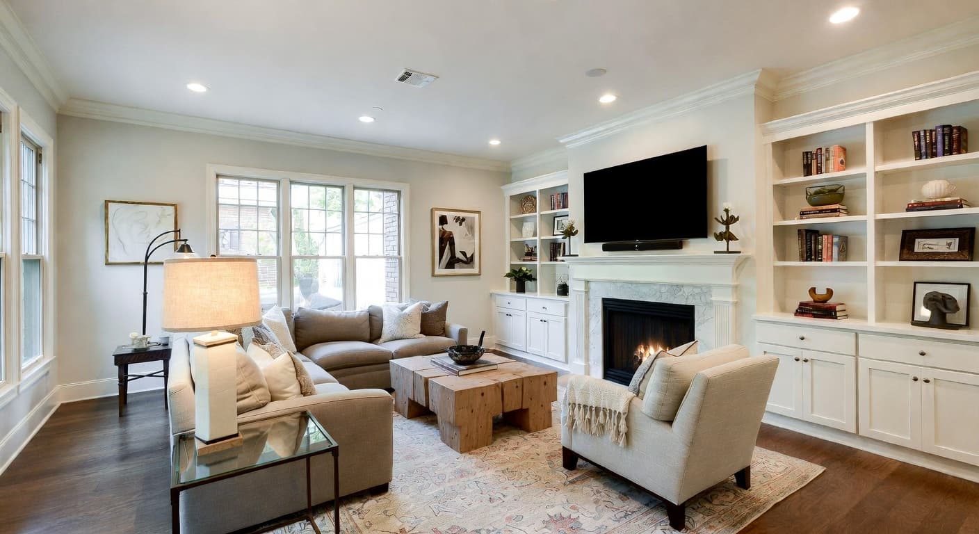 Transitional Living Room design preview