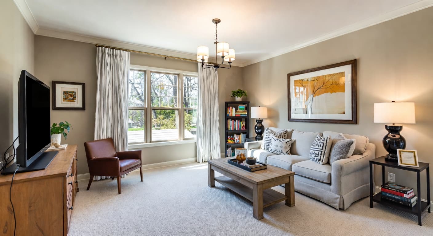 Transitional playroom interior design - featuring transitional style furniture, decor, colors, and layout ideas for your playroom