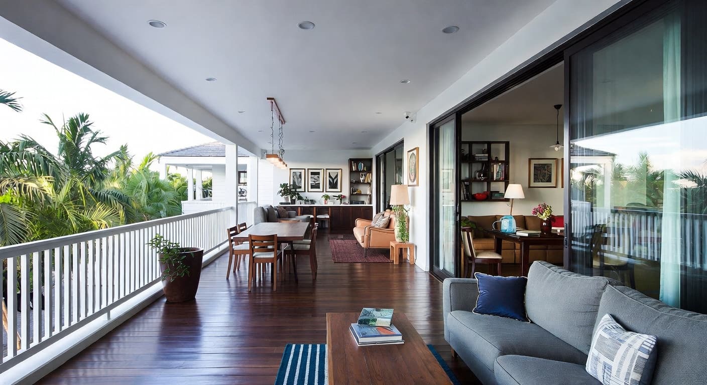 Tropical Balcony / Terrace design preview