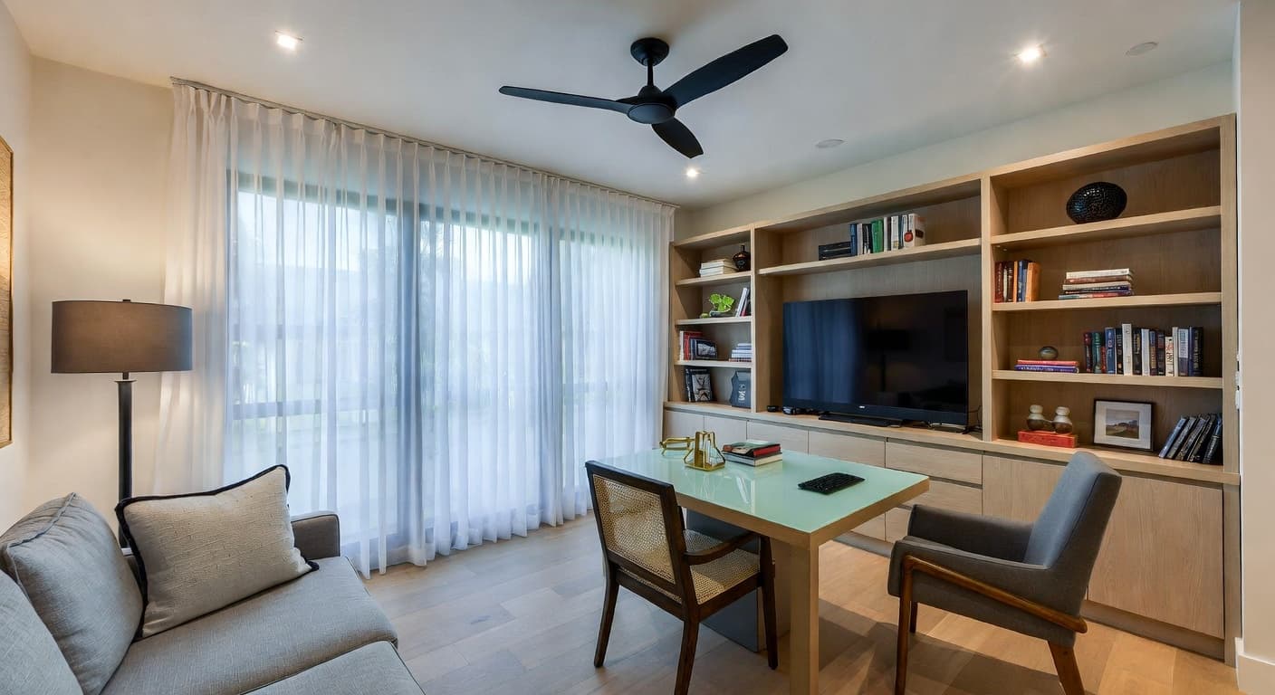 Tropical Home Office design preview