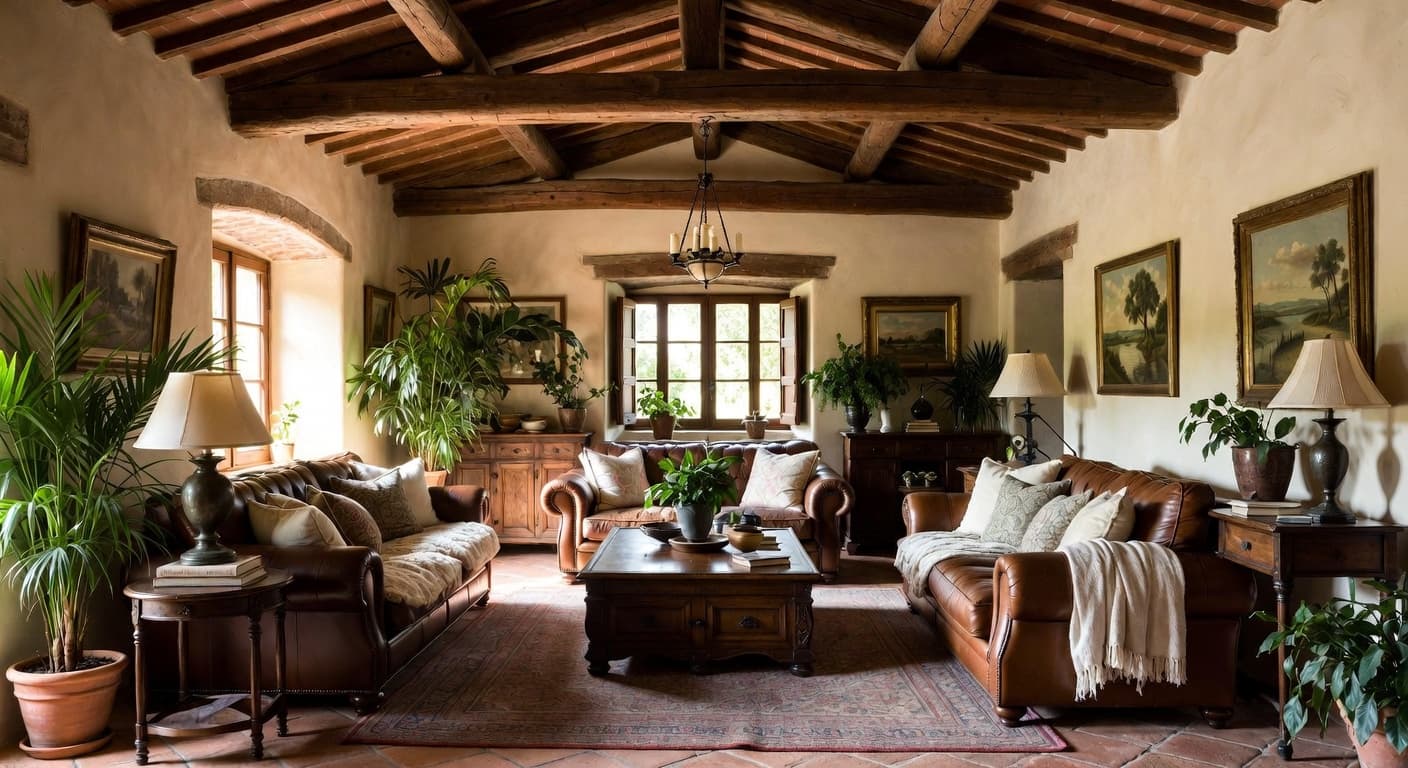 Tuscan meditation space interior design - featuring tuscan style furniture, decor, colors, and layout ideas for your meditation space