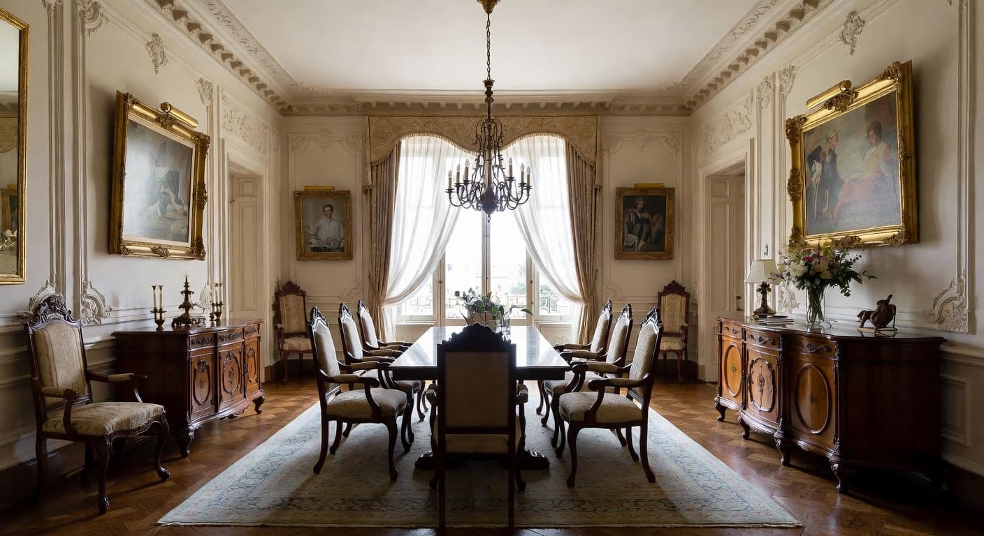 Victorian Dining Room design preview