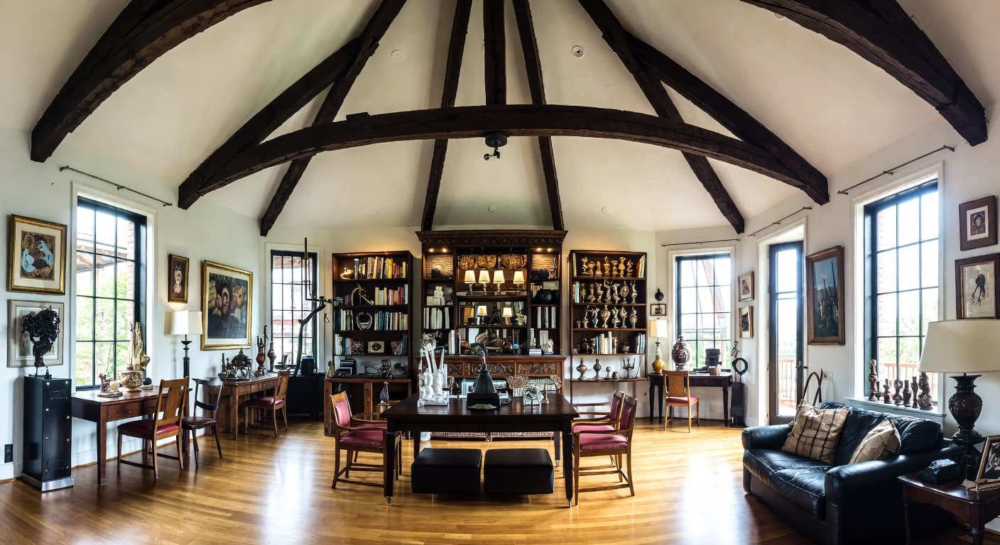 Wabi-Sabi observatory interior design - featuring wabi-sabi style furniture, decor, colors, and layout ideas for your observatory