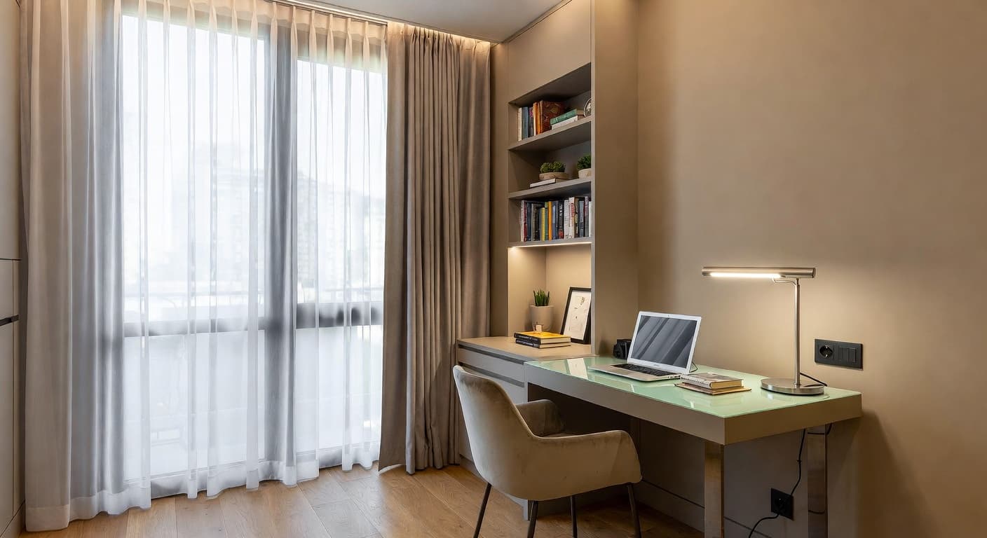 Warm Minimalism Home Office design preview