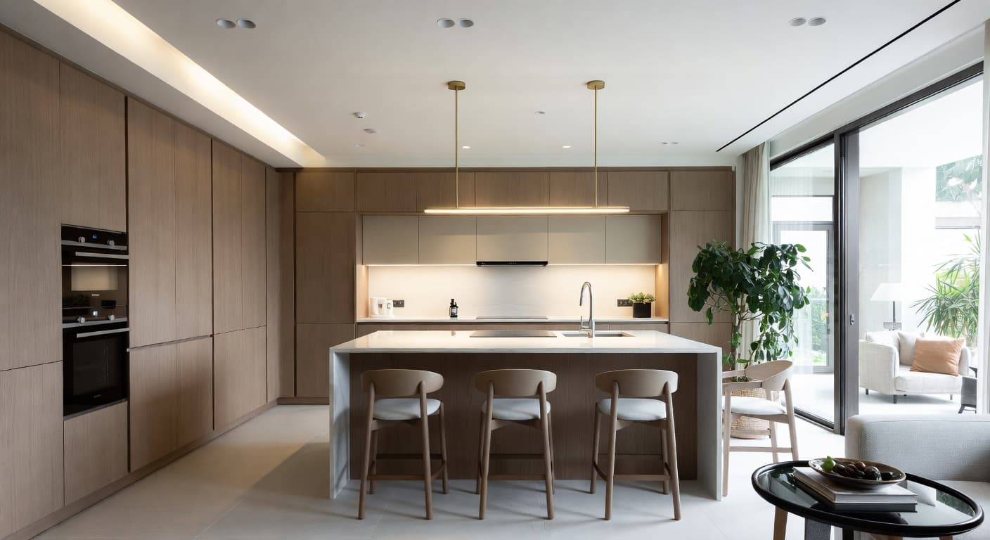 Warm Minimalism Kitchen design preview