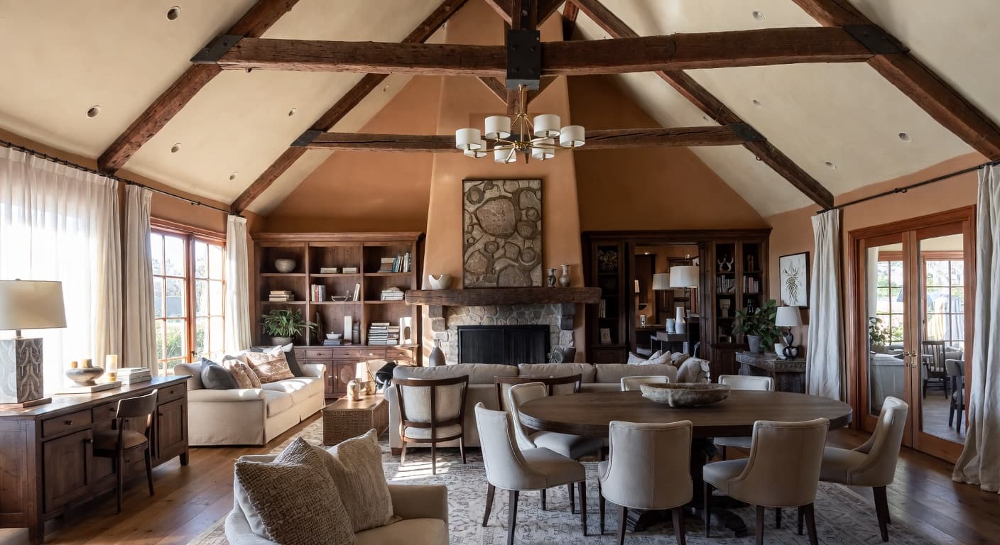 Warm Minimalism observatory interior design - featuring warm minimalism style furniture, decor, colors, and layout ideas for your observatory