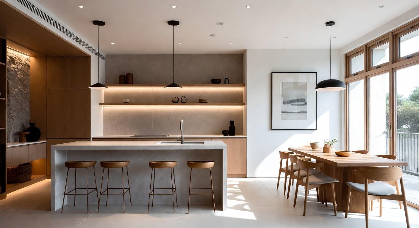 Zen utility room interior design - featuring zen style furniture, decor, colors, and layout ideas for your utility room