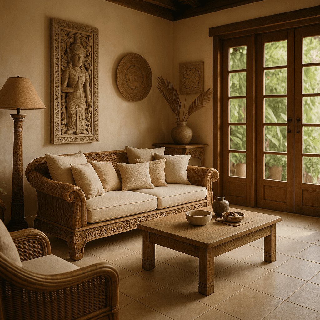 Balinese interior design style