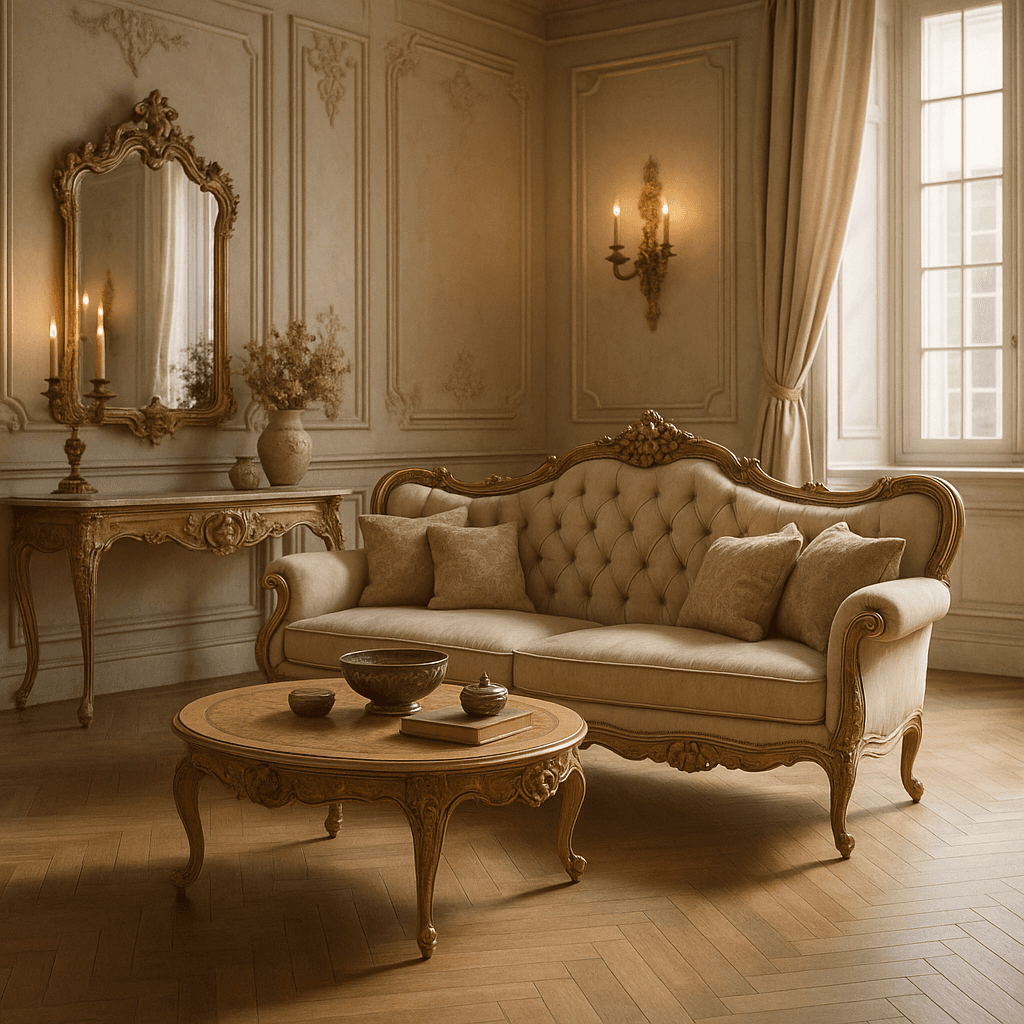 Baroque interior design style