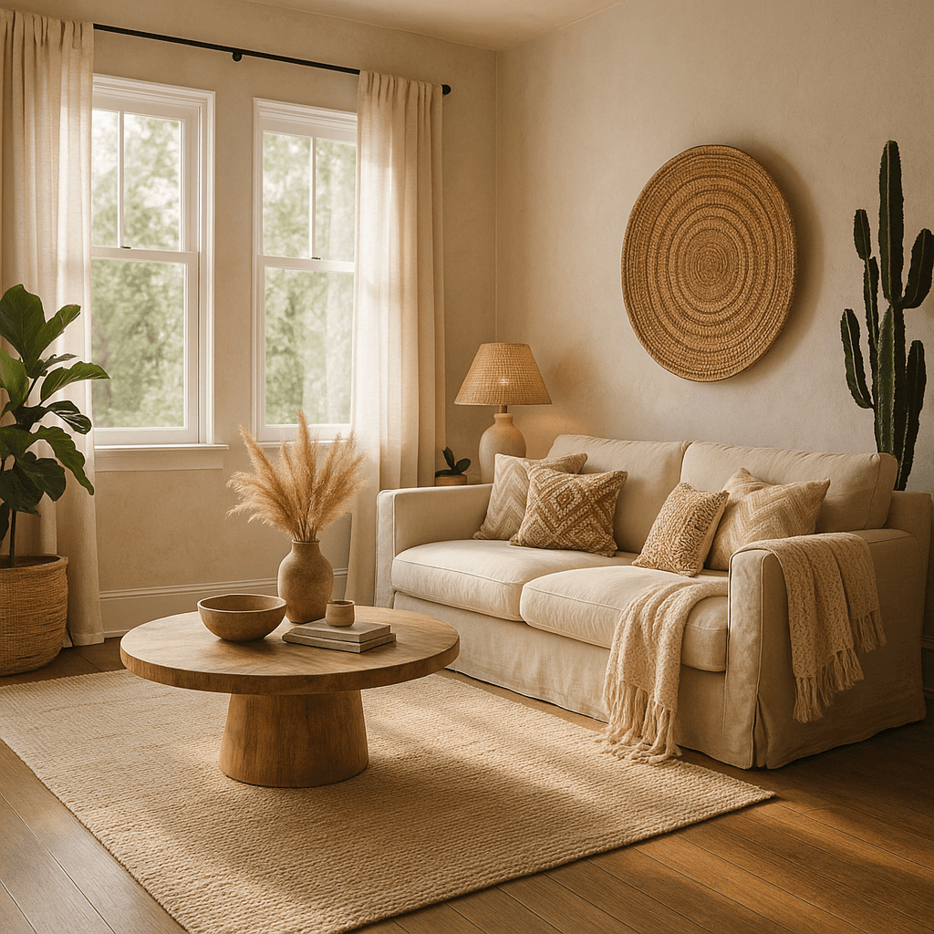 Californian Bohemian interior design style