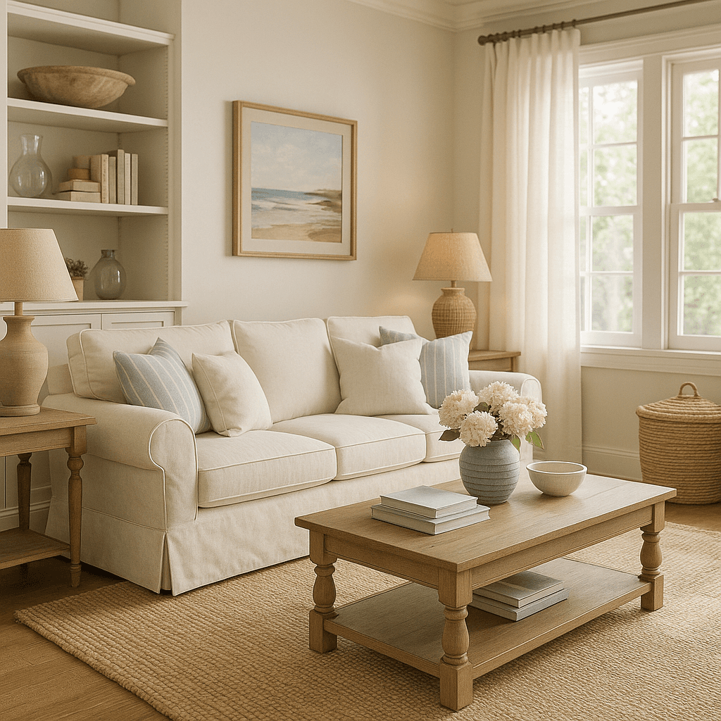 Coastal Grandmother interior design style