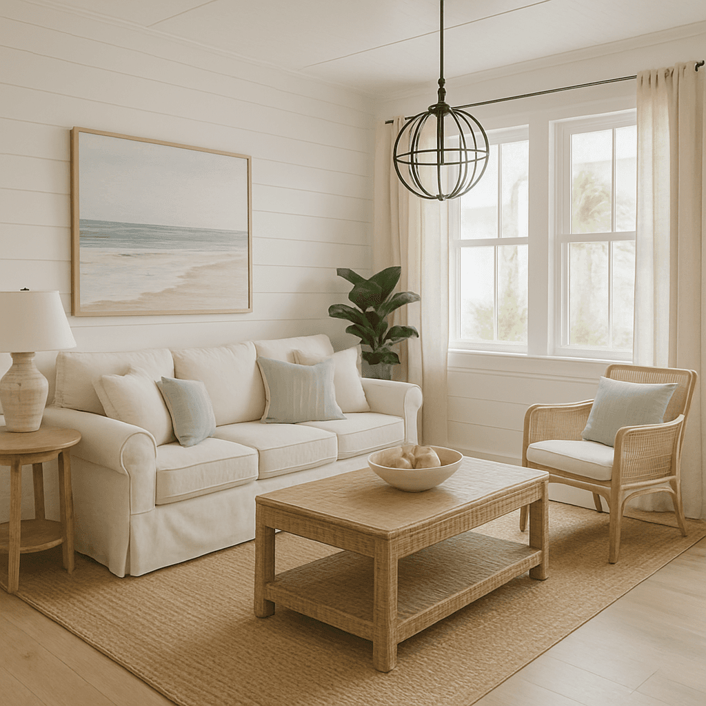 Coastal interior design style