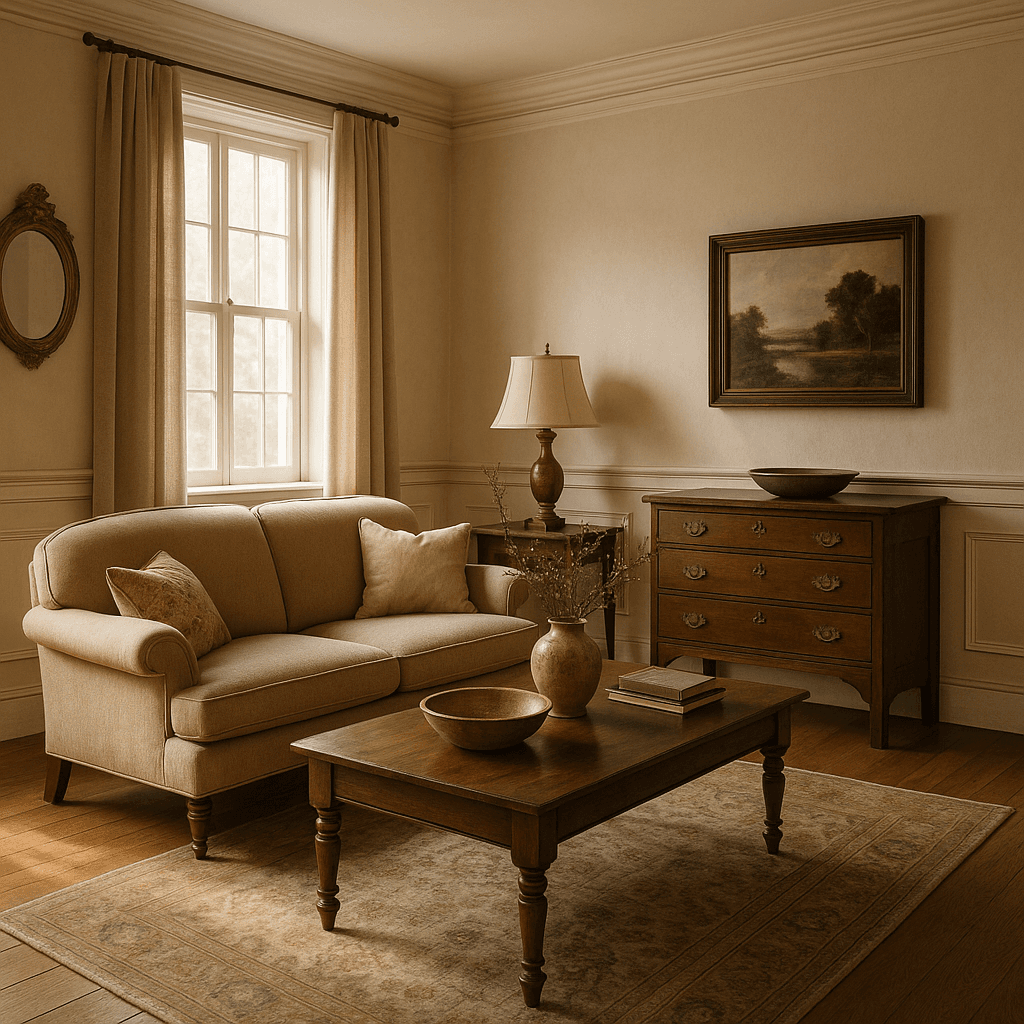 Colonial interior design style