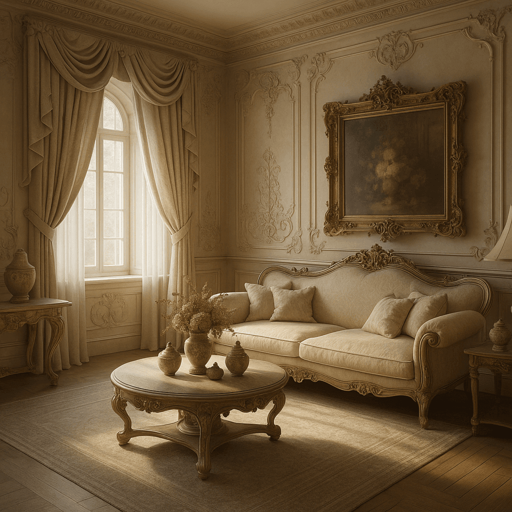 Digital Baroque interior design style