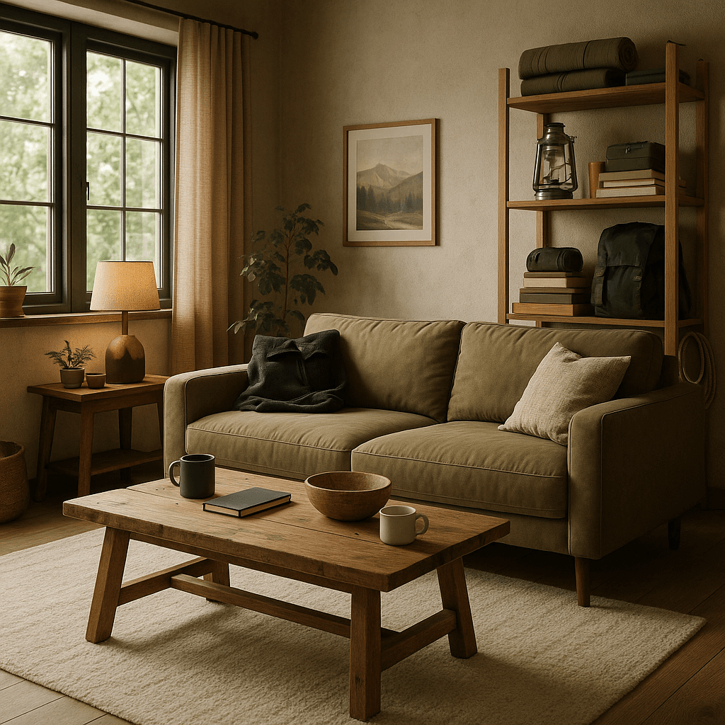 Gorpcore interior design style