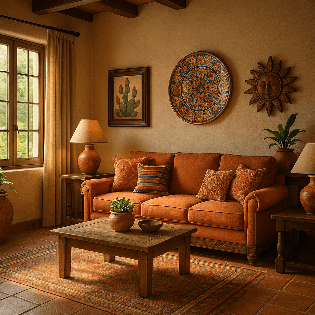 Mexican interior design style