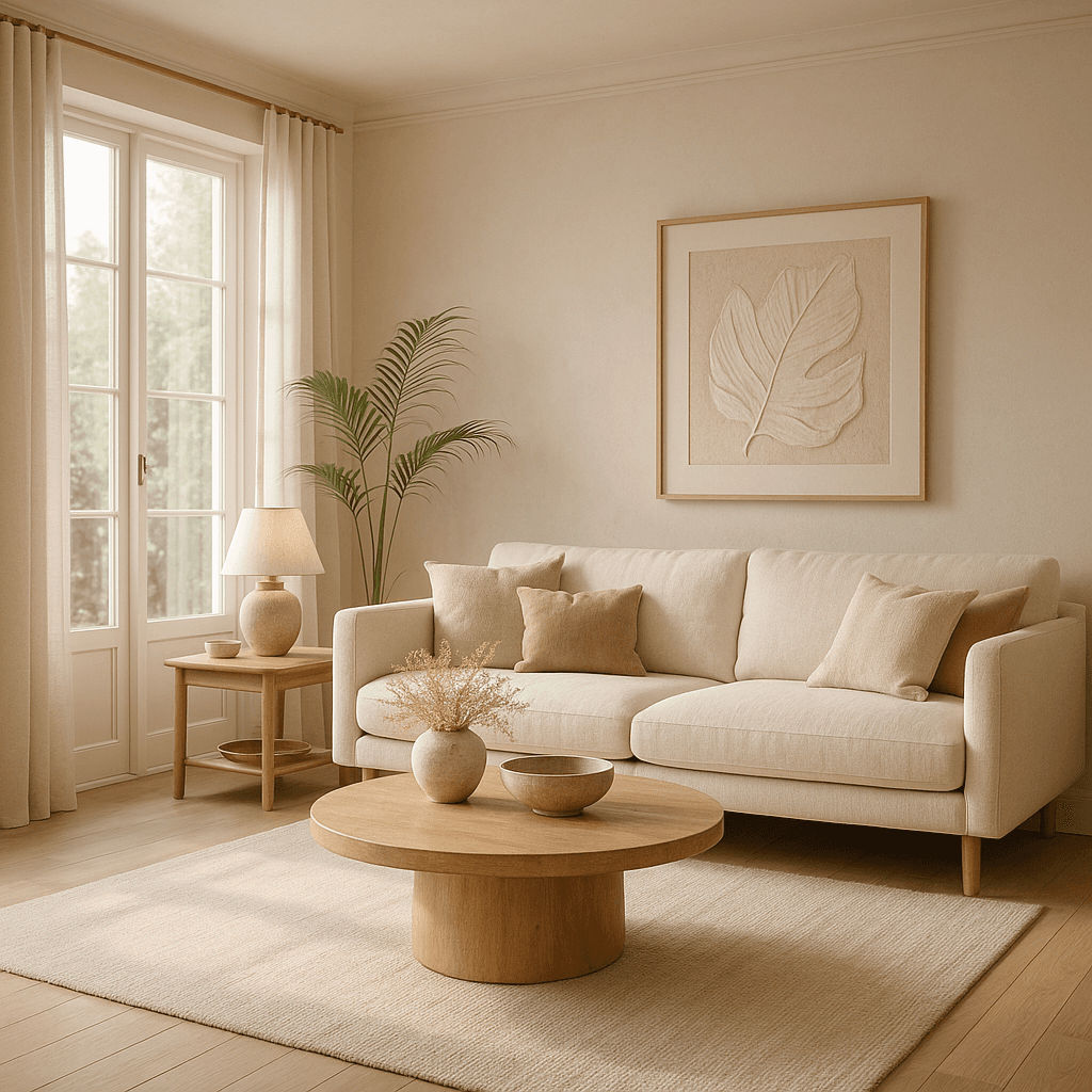 Scandifornian interior design style