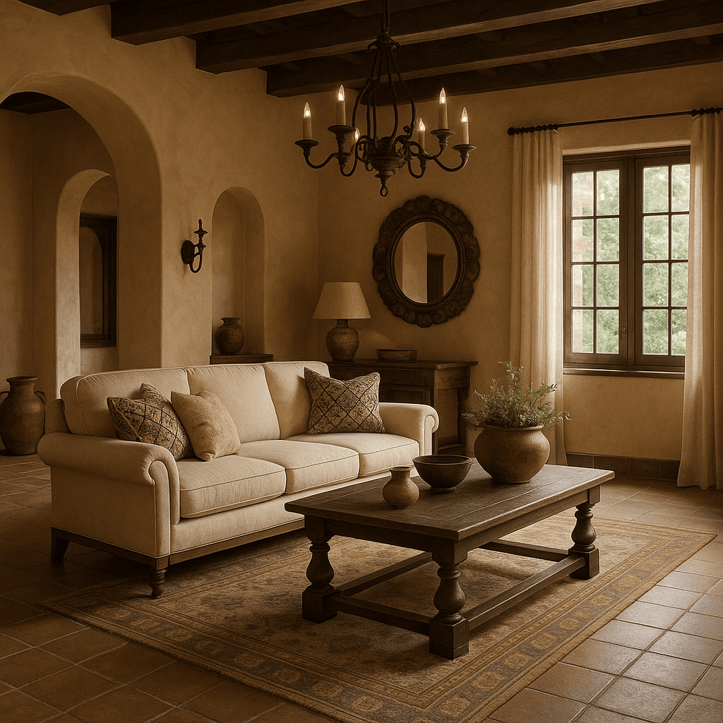 Spanish Colonial interior design style