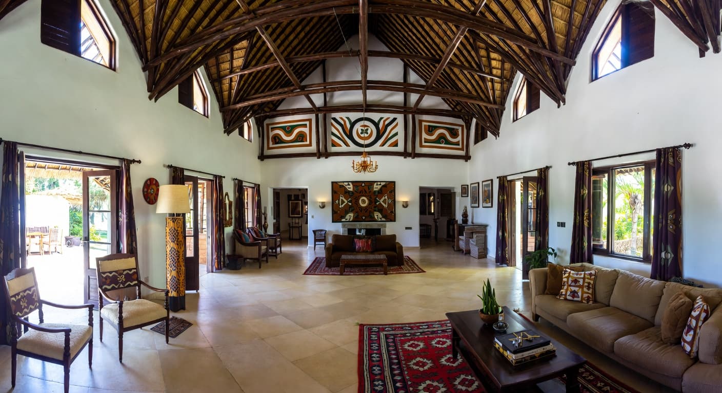 African observatory interior design - featuring african style furniture, decor, colors, and layout ideas for your observatory