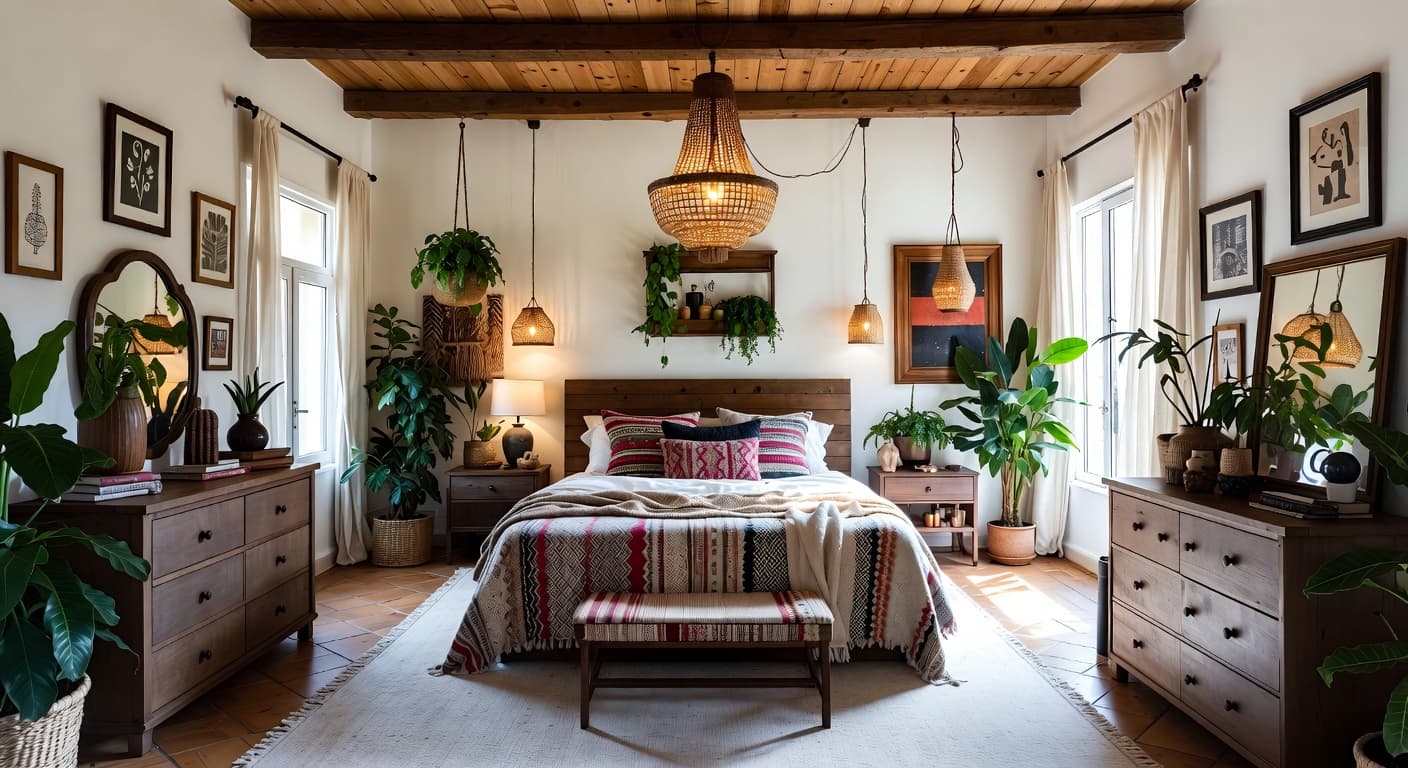 Bohemian Bedroom design preview