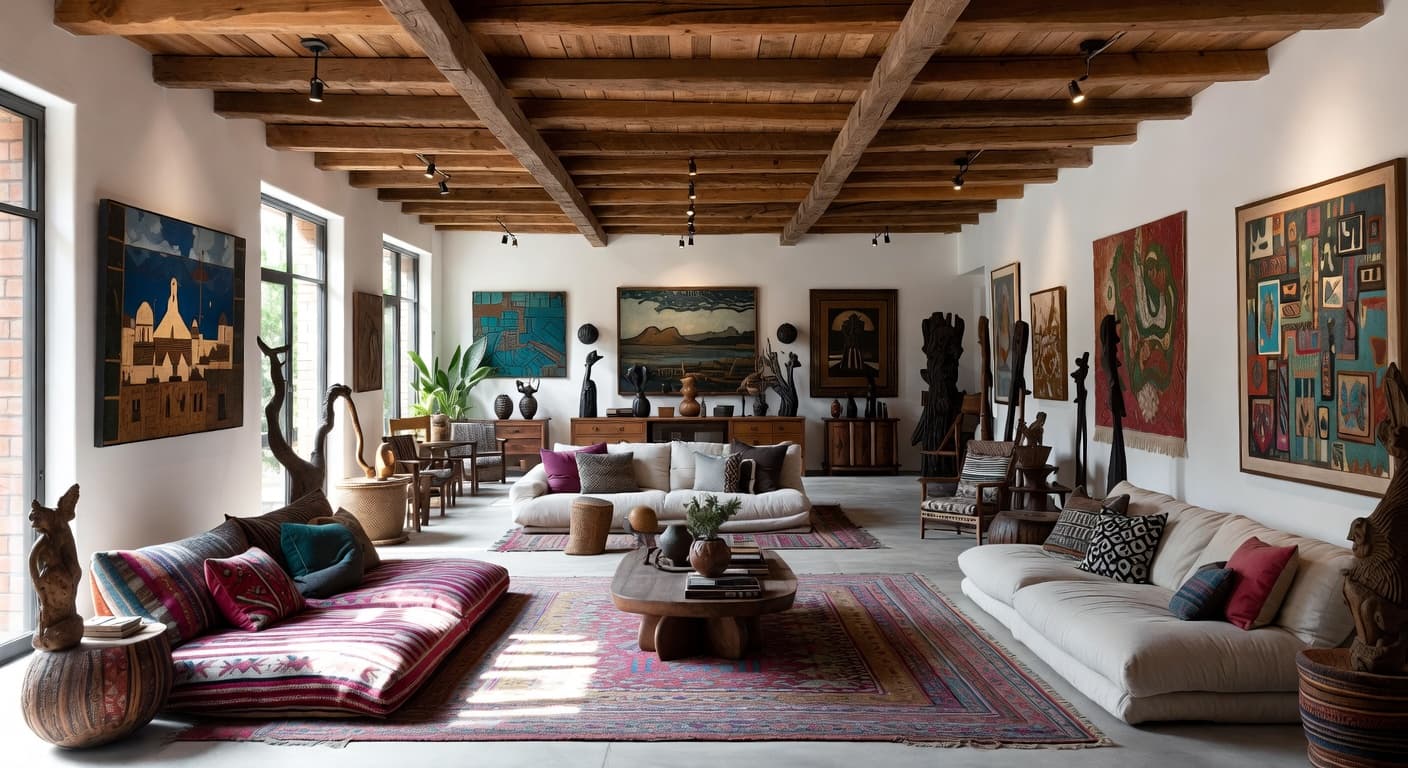 Bohemian Gallery / Art Display design preview