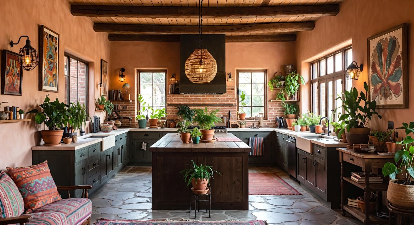 Bohemian Kitchen design preview