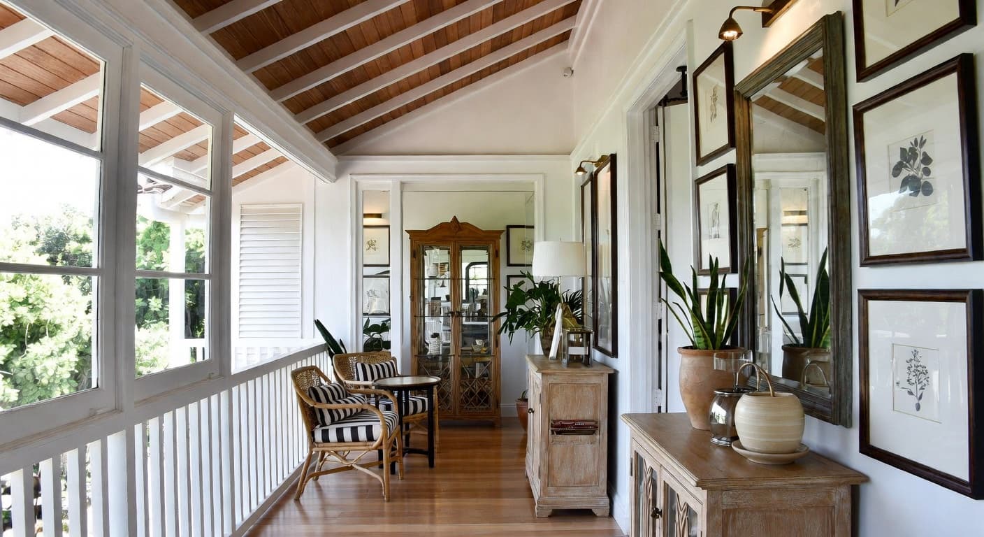 British Colonial Balcony / Terrace design preview