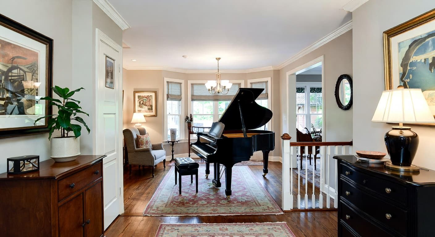 British Colonial entryway interior design - featuring british colonial style furniture, decor, colors, and layout ideas for your entryway