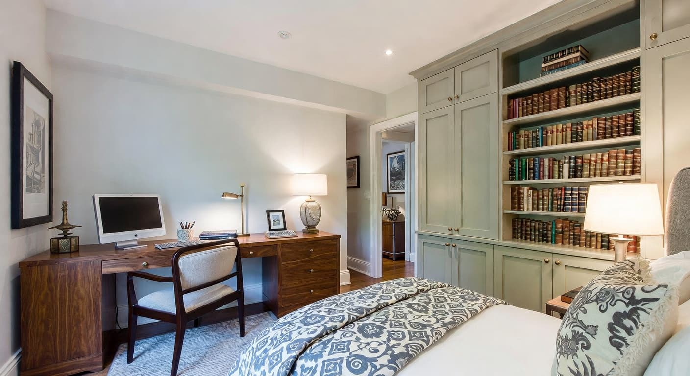 British Colonial teen room / den interior design - featuring british colonial style furniture, decor, colors, and layout ideas for your teen room / den