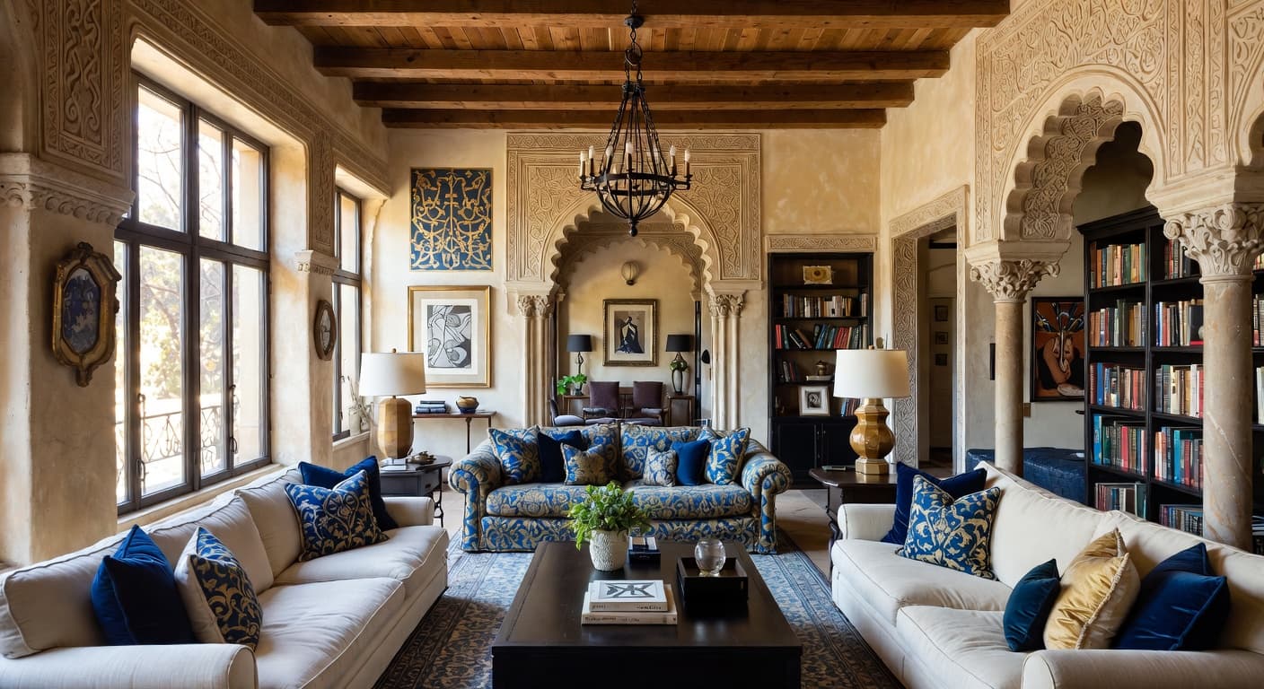 Byzantine teen room / den interior design - featuring byzantine style furniture, decor, colors, and layout ideas for your teen room / den