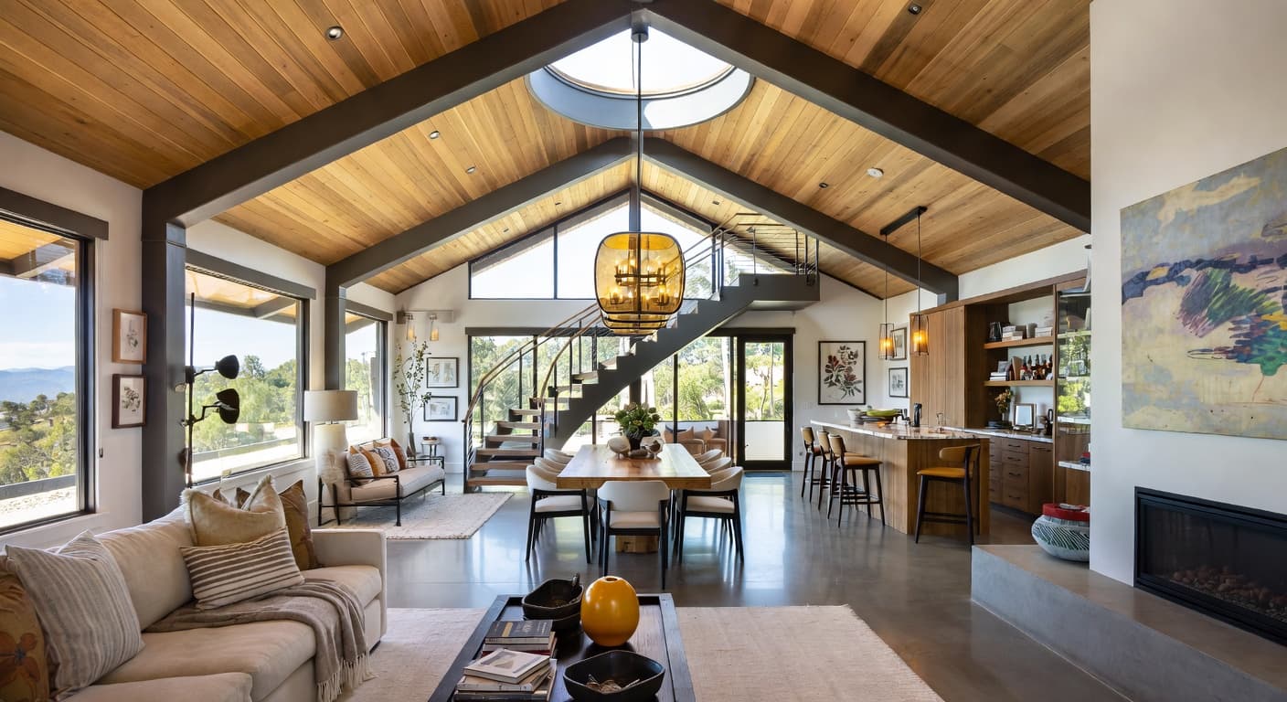 California Casual observatory interior design - featuring california casual style furniture, decor, colors, and layout ideas for your observatory