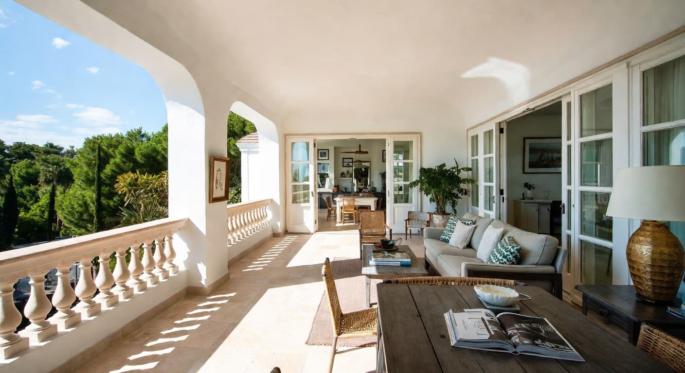 Coastal Grandmother Balcony / Terrace design preview