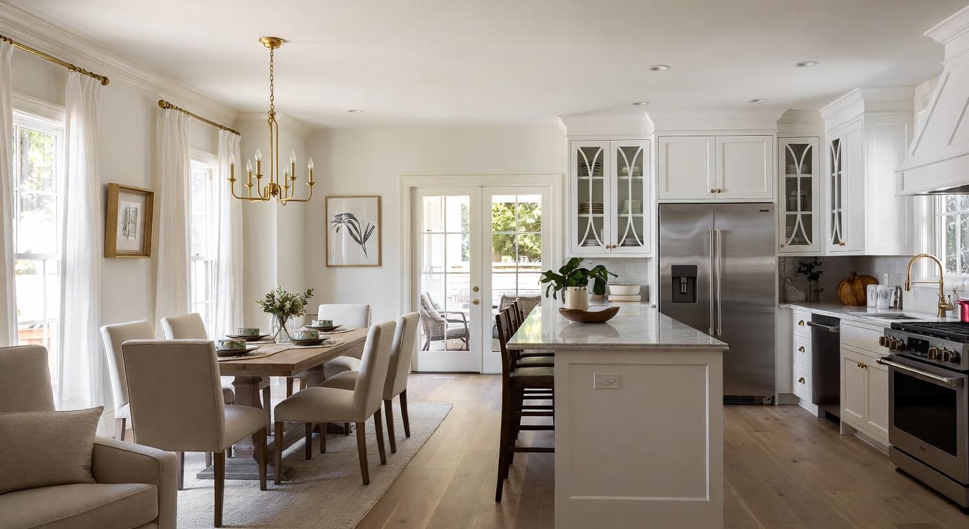 Coastal Grandmother Kitchen design preview