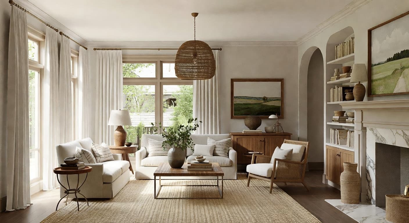 Coastal Grandmother teen room / den interior design - featuring coastal grandmother style furniture, decor, colors, and layout ideas for your teen room / den