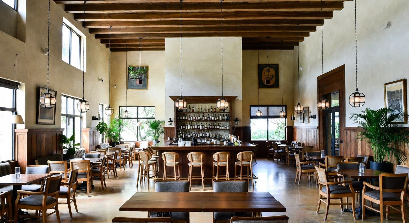 Colonial bar room interior design - featuring colonial style furniture, decor, colors, and layout ideas for your bar room