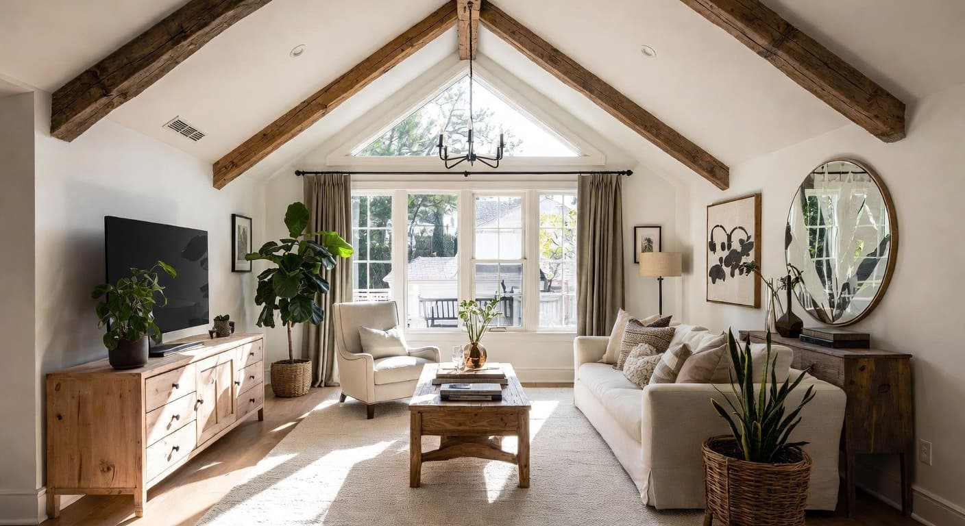 Cottagecore teen room / den interior design - featuring cottagecore style furniture, decor, colors, and layout ideas for your teen room / den