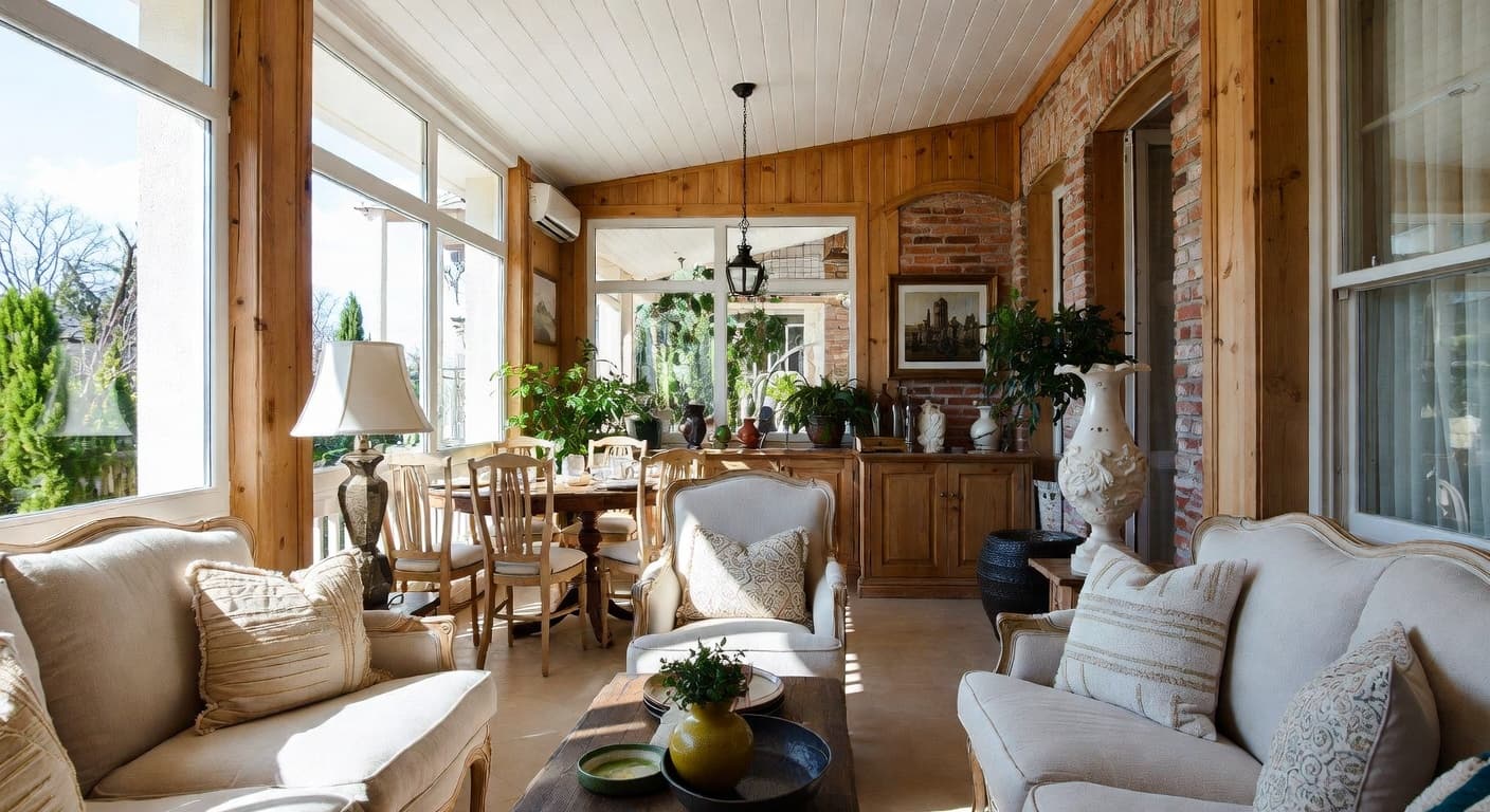 Country Balcony / Terrace design preview