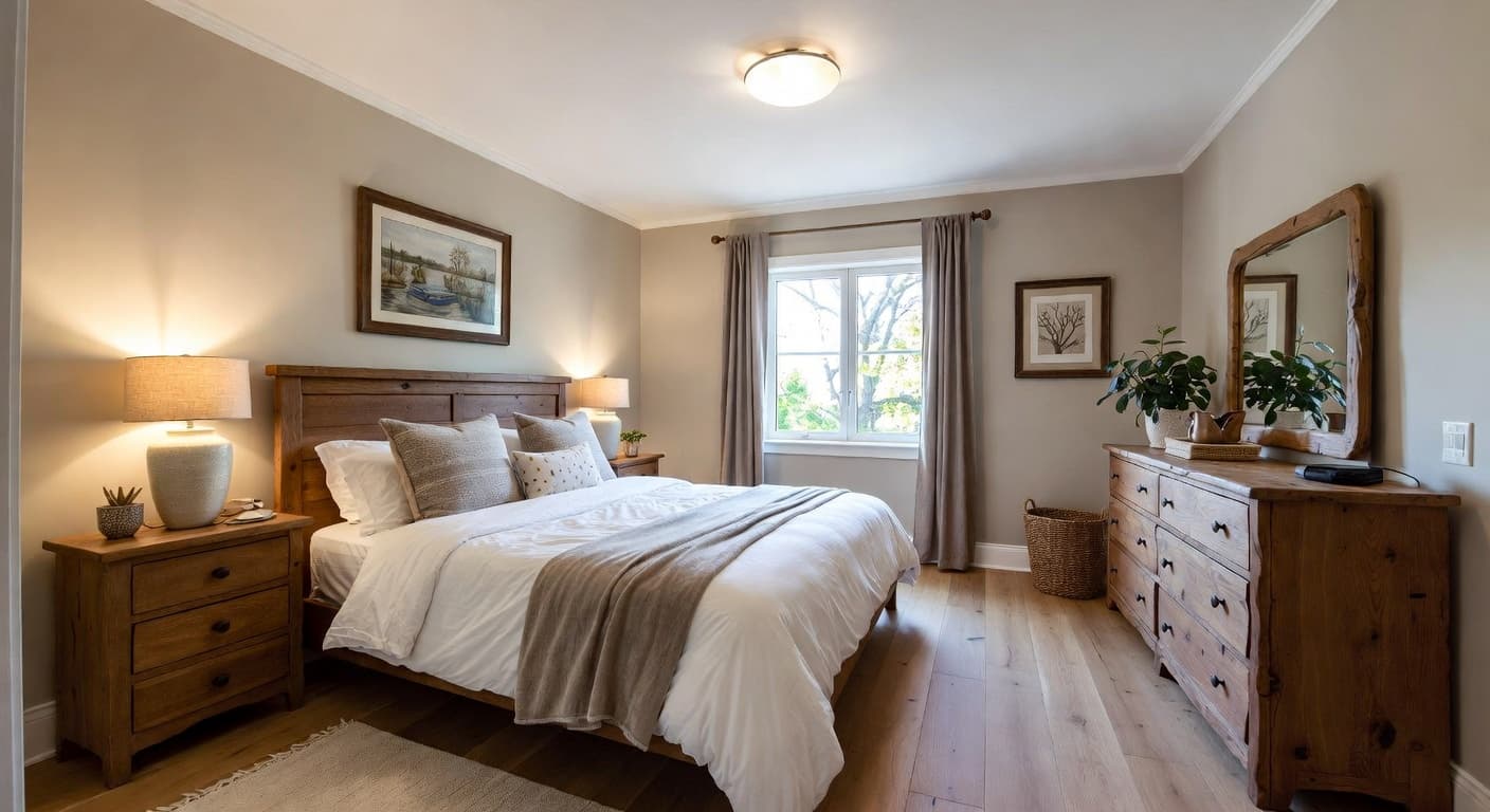 Country Bedroom design preview