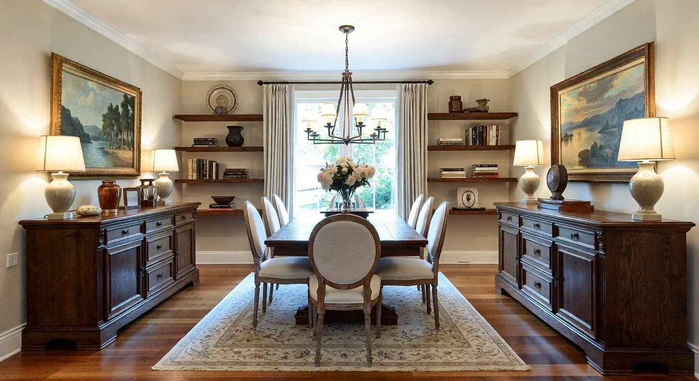 Country Dining Room design preview
