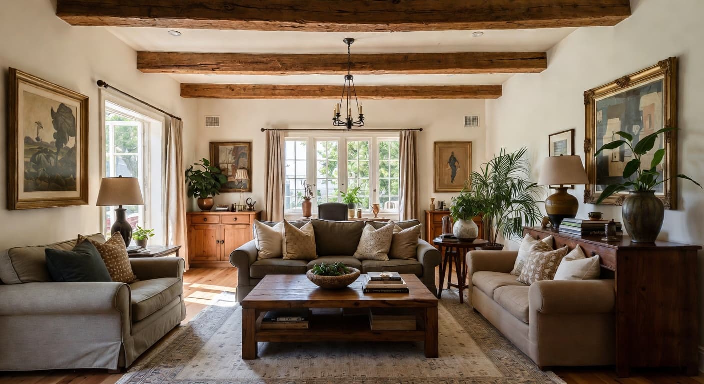 Country Living Room design preview