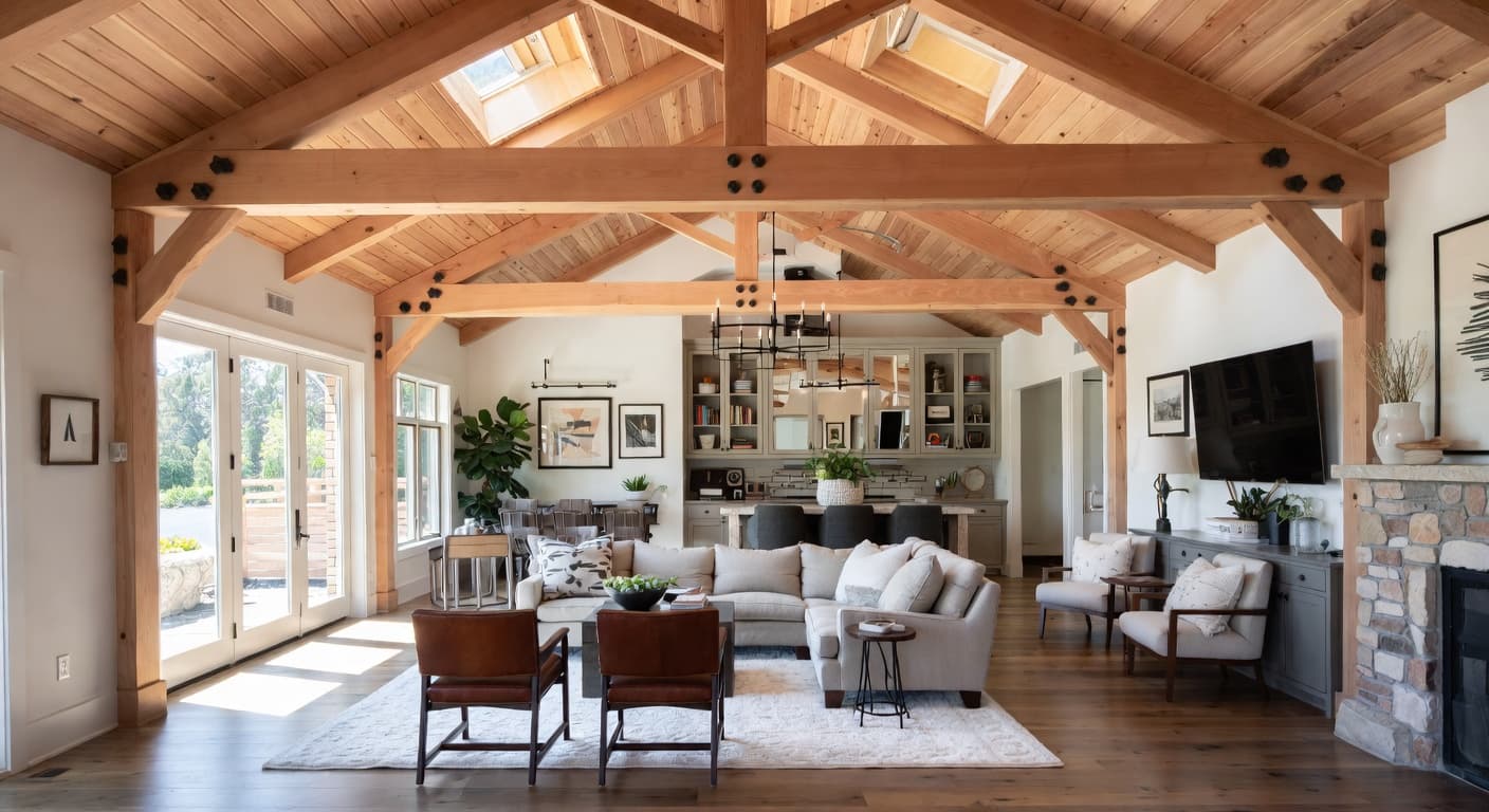 Craftsman garage interior interior design - featuring craftsman style furniture, decor, colors, and layout ideas for your garage interior