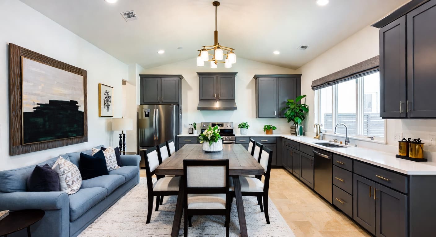 Desert Modern utility room interior design - featuring desert modern style furniture, decor, colors, and layout ideas for your utility room