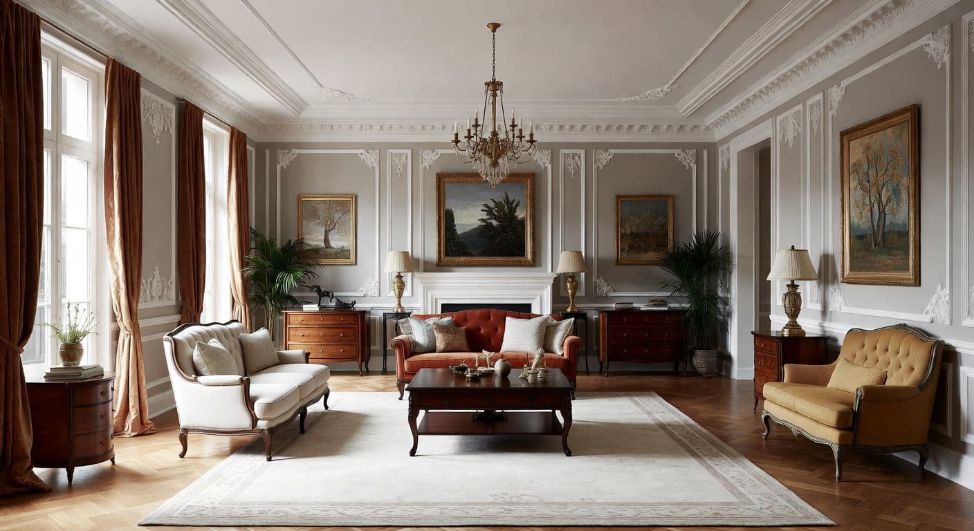 Digital Baroque pet room interior design - featuring digital baroque style furniture, decor, colors, and layout ideas for your pet room