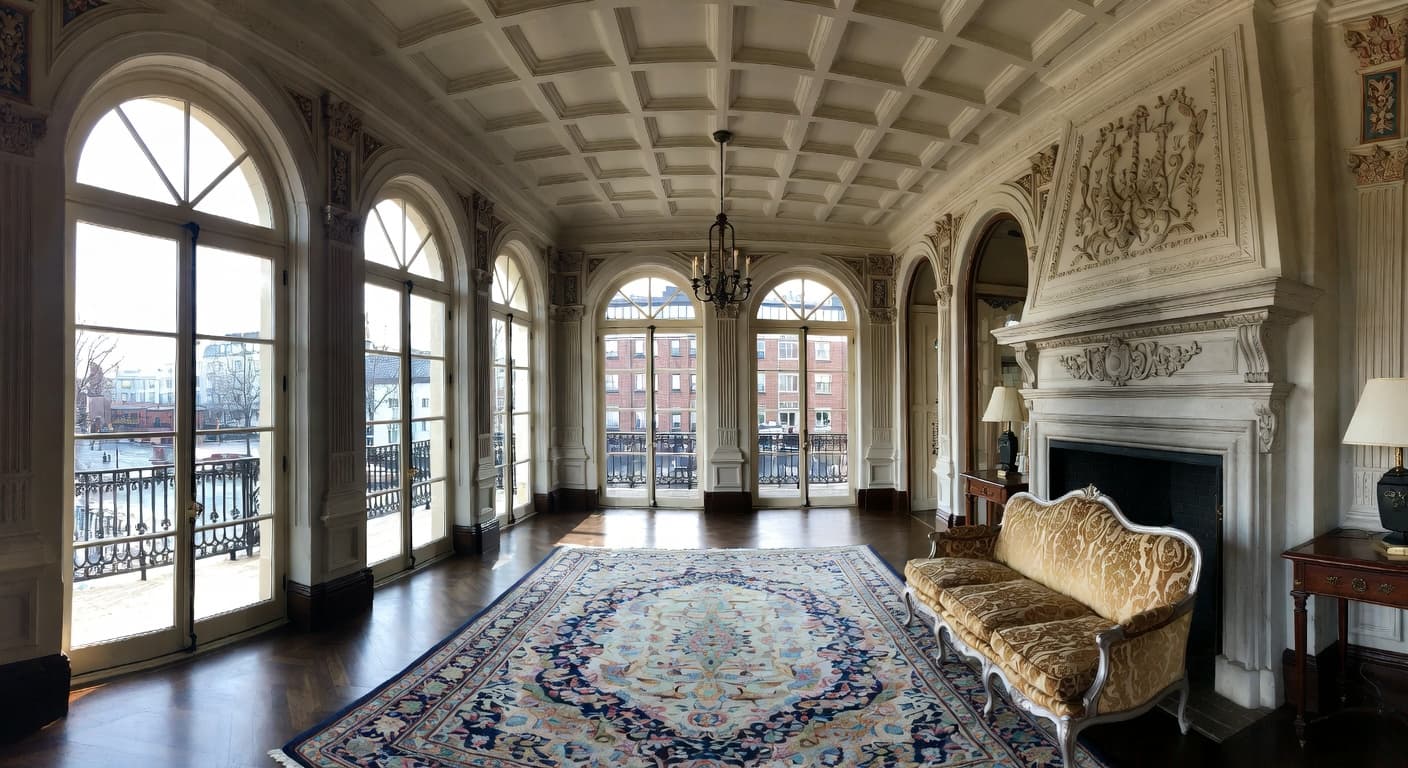 Gothic Revival Balcony / Terrace design preview