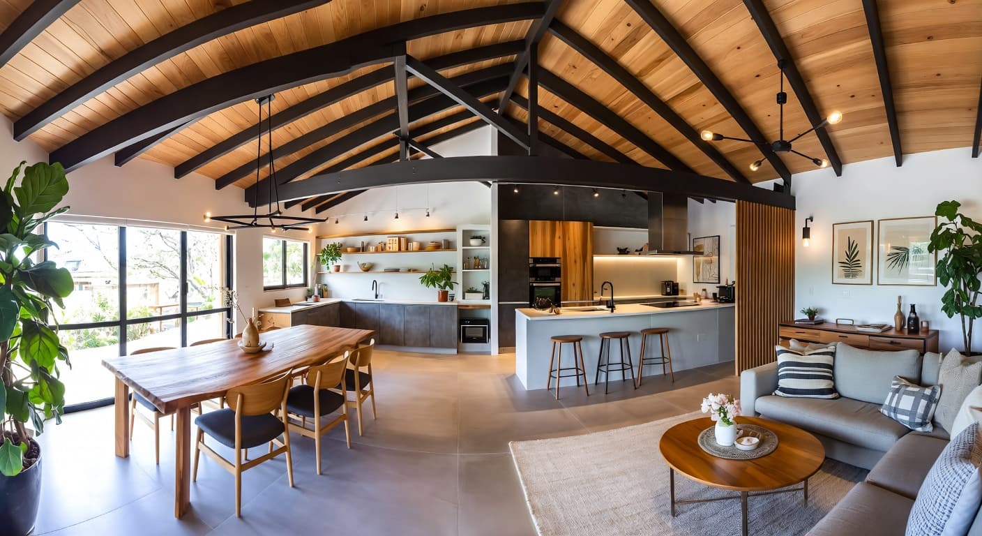 Japandi utility room interior design - featuring japandi style furniture, decor, colors, and layout ideas for your utility room