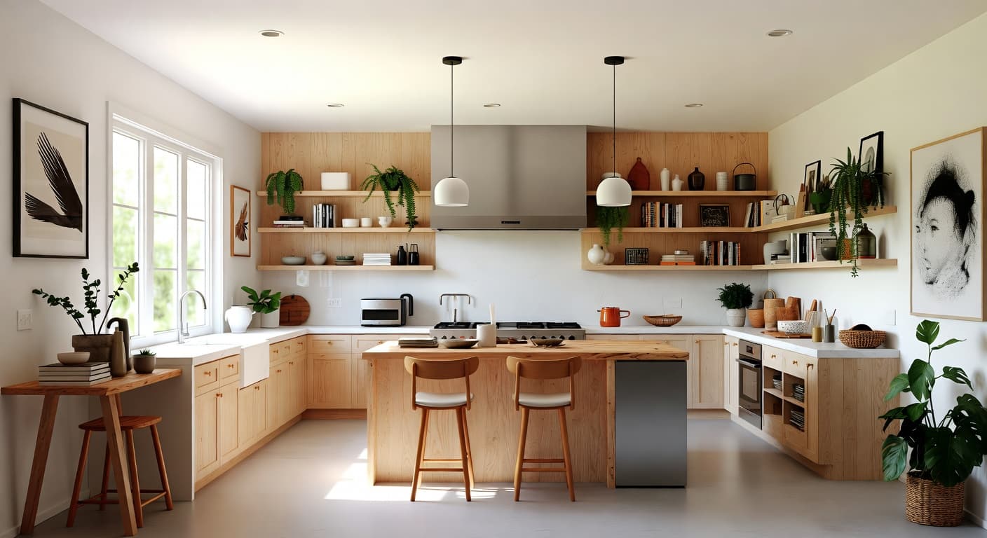 Kinfolk utility room interior design - featuring kinfolk style furniture, decor, colors, and layout ideas for your utility room