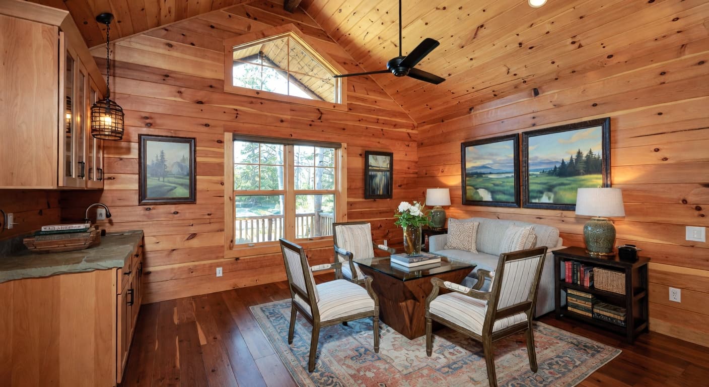 Lodge utility room interior design - featuring lodge style furniture, decor, colors, and layout ideas for your utility room