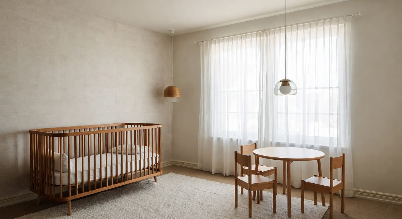 Mid-Century Modern Kids Room design preview